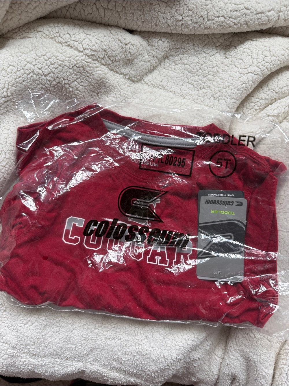 NWT WSU Cougars Top, Size 5T